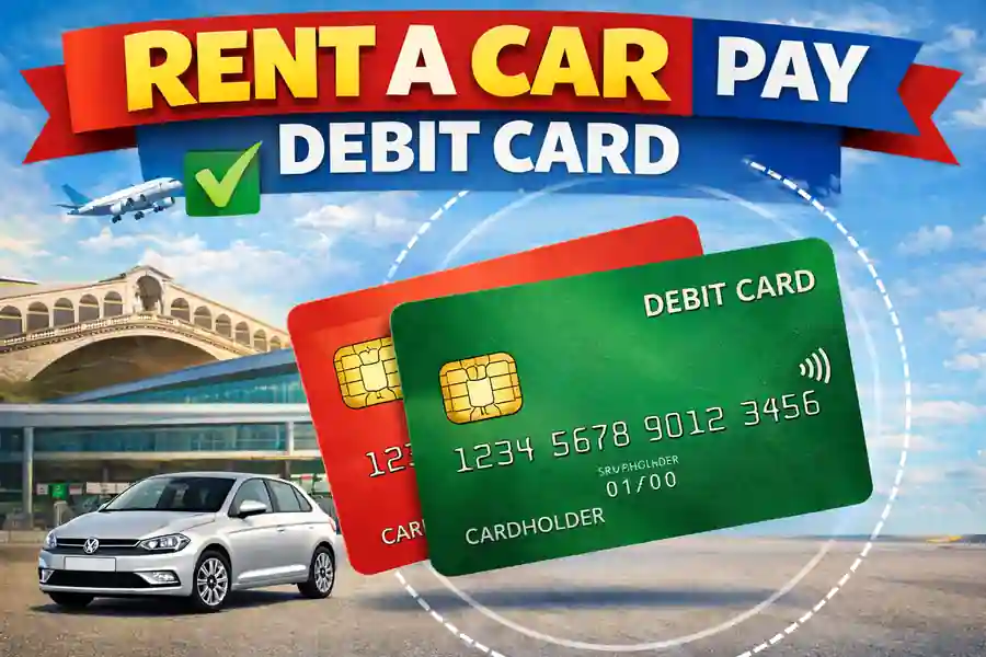 Noleggio Auto Aeroporto Venezia Italia con Carta di Debito