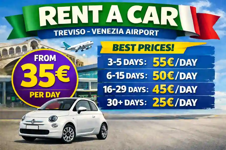 Car Rental Venice Marco Polo Airport Italy